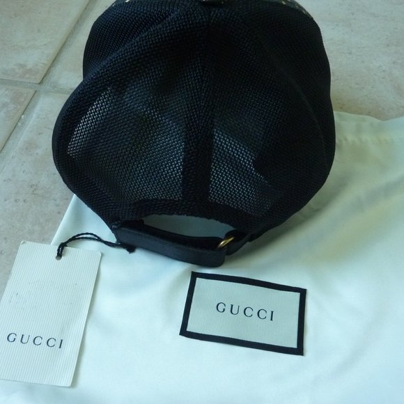 GUCCI Moons Rap 'Guccy' Logo Star Baseball Cap (L) - Picture 4 of 13